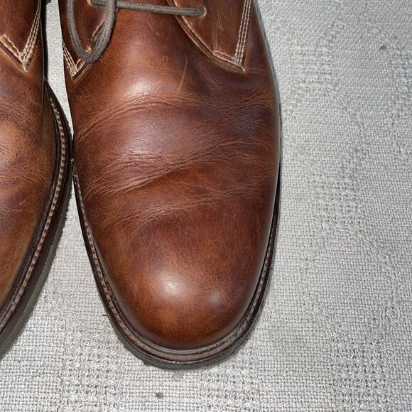 Johnston & Murphy Men’s Chukka Boots Size 12 M Brown Leather Going Out Party Fun